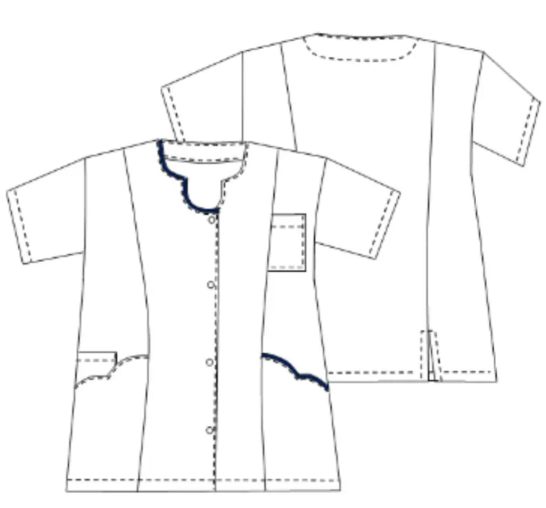 Anaïs - Tunic - Short Sleeves - Women - 75cm My Blouse 