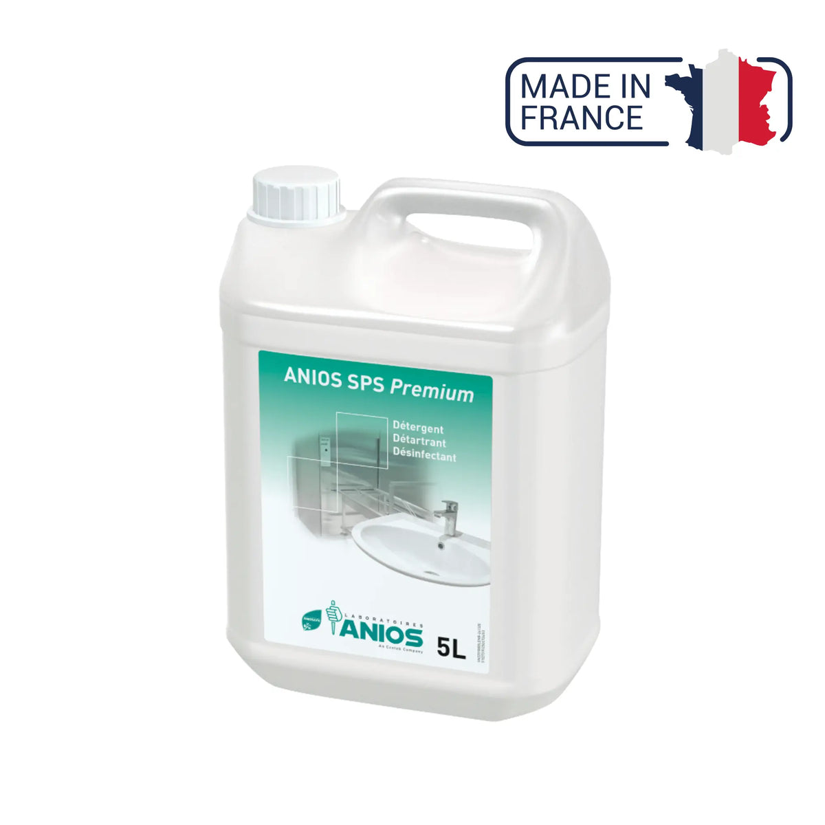 Anios SPS Premium - Detergent, descaler, sanitary disinfectant - 2 capacities - Anios Anios 
