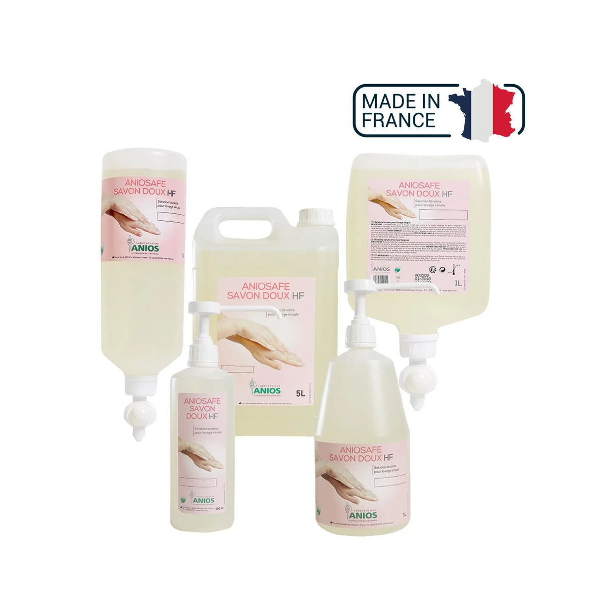 Aniosafe Mild soap High frequency - Different formats - Anios - My Podologie