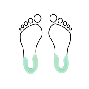 Schwartz heel ring - Shore 25-35 - Green - My Podologie