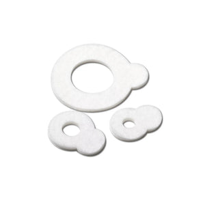 Stretchable and self-adhesive felt rings - Pressure relief - White color - 4 different designs - Ruck Ruck