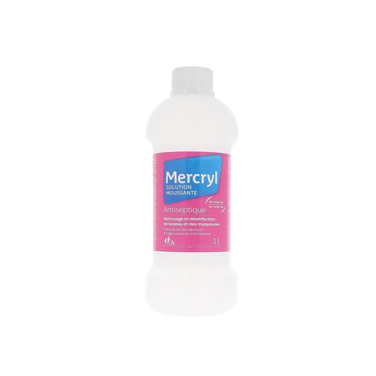 Mercryl Antiseptic - Foaming solution - 1L - Menarini France