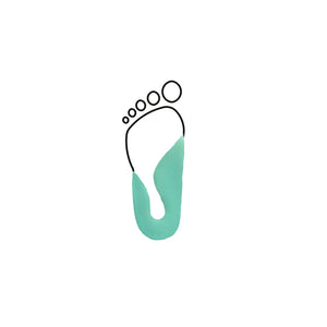 Arco de descarga de espuma de látex con arco interno alto - Shore 25-35 - Verde - Mi Podología