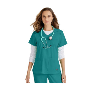 Aura - V-neck tunic - Women - Grey’s Anatomy Stretch Grey’s Anatomy 