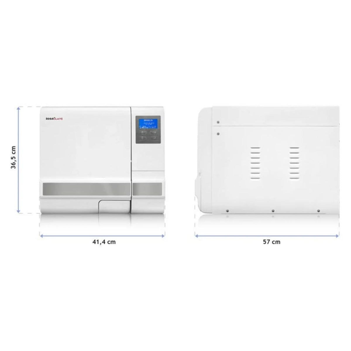 Autoclave 12 Liters Class B with USB White - My Podologie