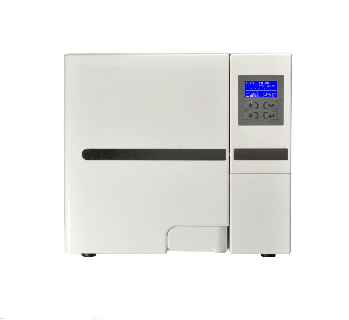 29 Liter Class B white autoclave with USB and integrated printer