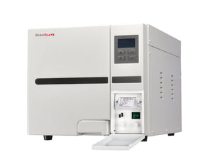 29 Liter Class B white autoclave with USB and integrated printer