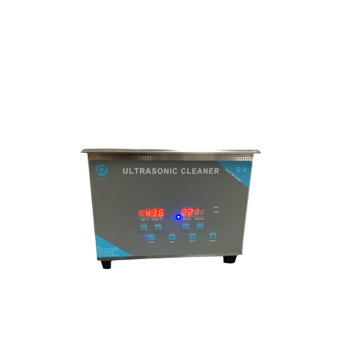 Cuba de ultrasonidos de acero inoxidable - 1,6 L Mi Podiatría 