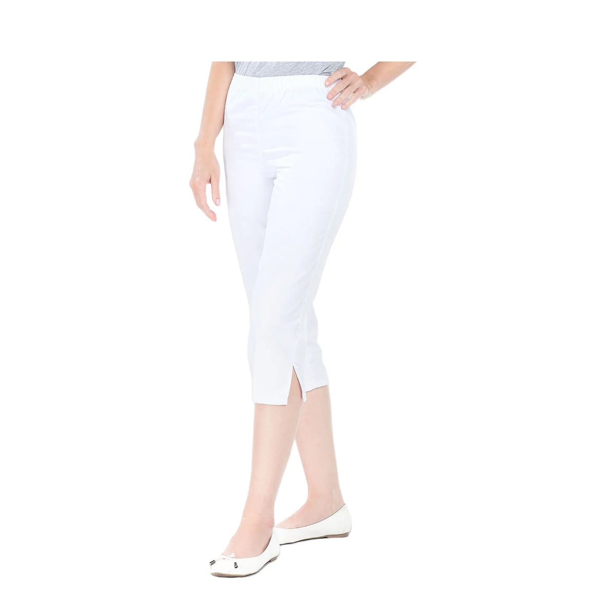 Bahamas - Cropped pants - Women - Elastic waistband - without pocket 