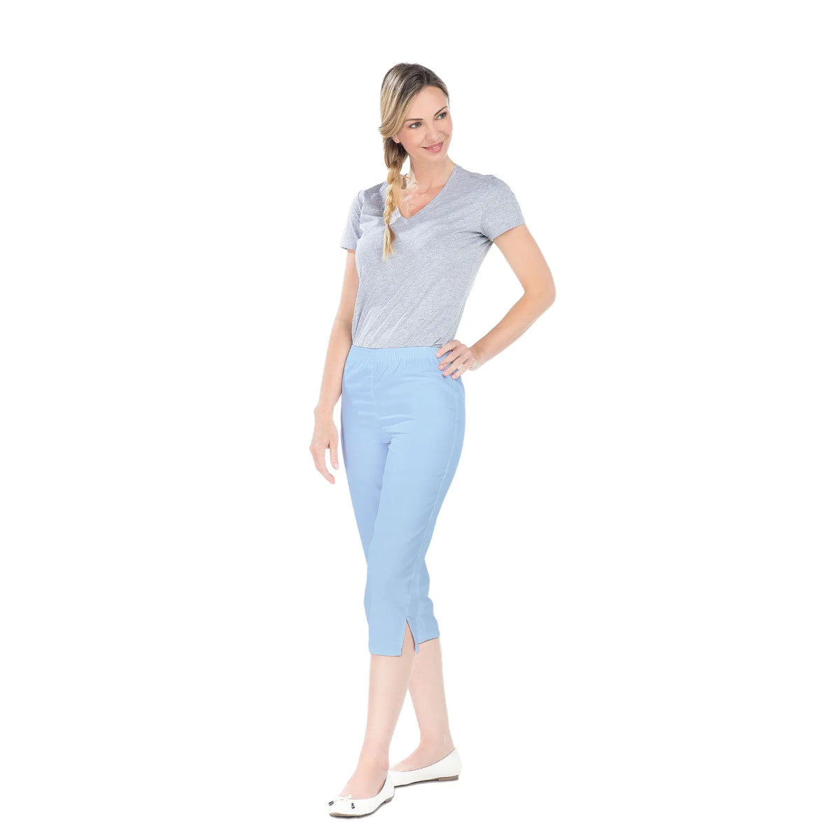 Bahamas - Cropped pants - Women - Elastic waistband - without pocket 