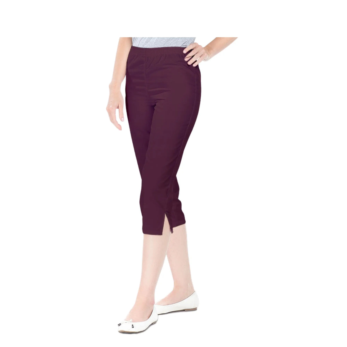 Bahamas - Cropped pants - Women - Elastic waistband - without pocket 