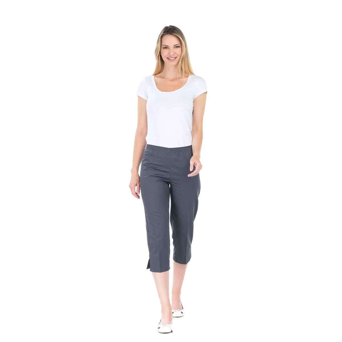 Bahamas - Cropped pants - Women - Elastic waistband - without pocket 