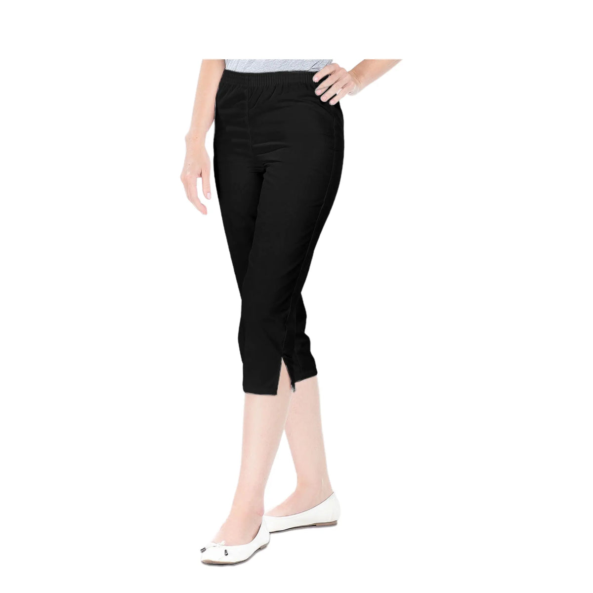 Bahamas - Cropped pants - Women - Elastic waistband - without pocket 