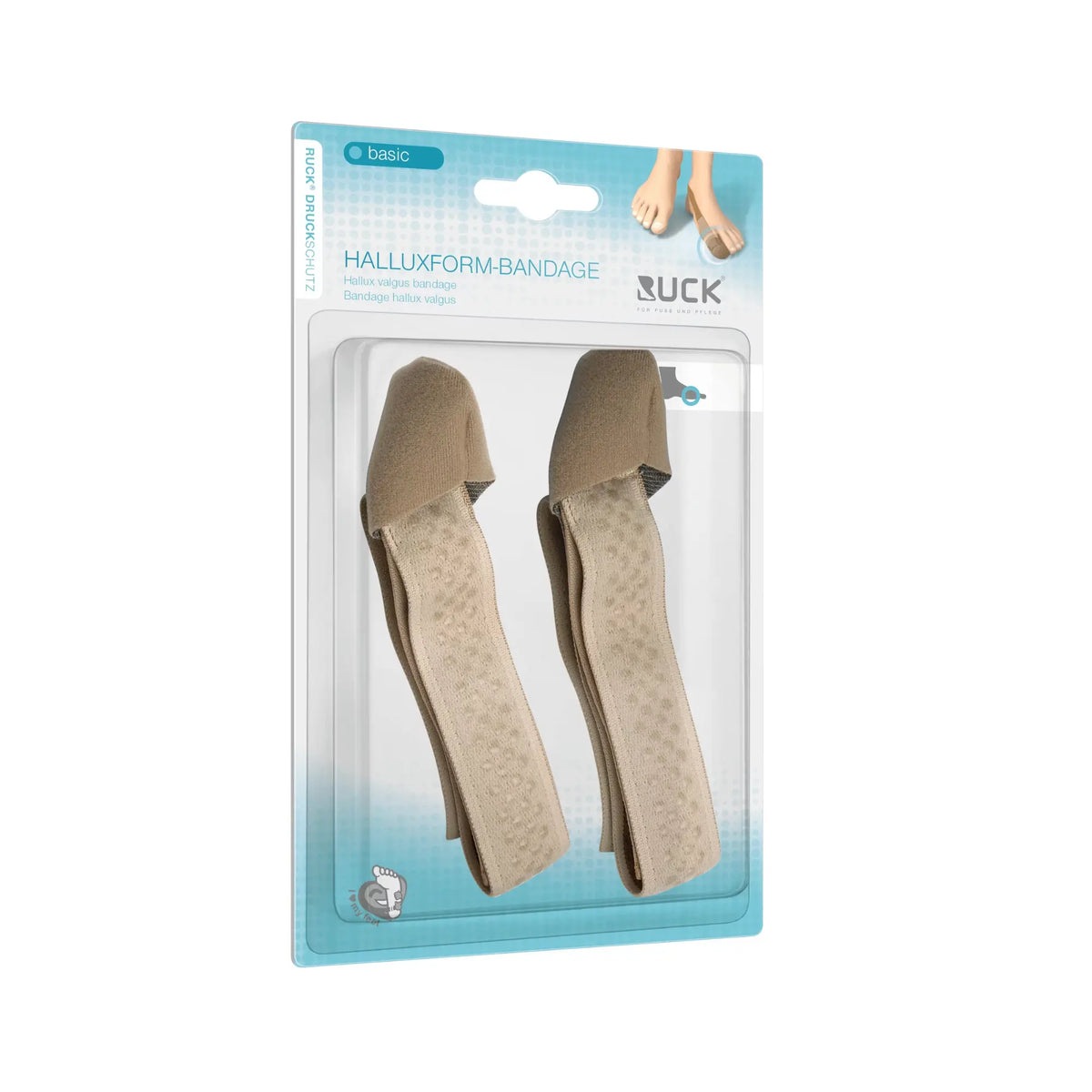Bandage for protection against Hallux Valgus - 2 sizes available - 2 pieces - Ruck - My Podologie