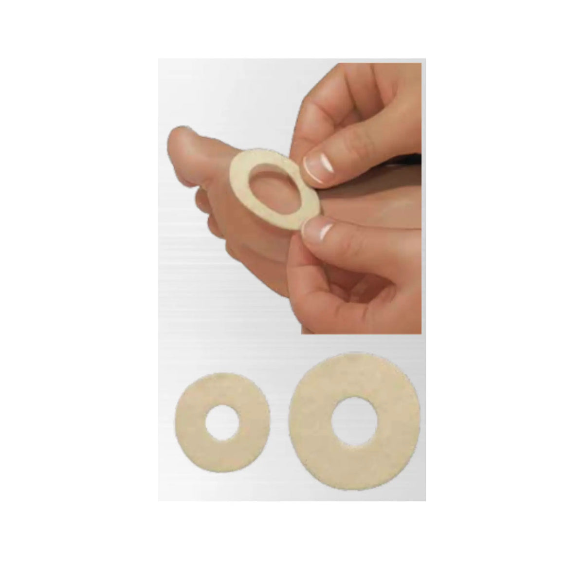 Adhesive hollow felt bandages - Round shape - Fresco - My Podology