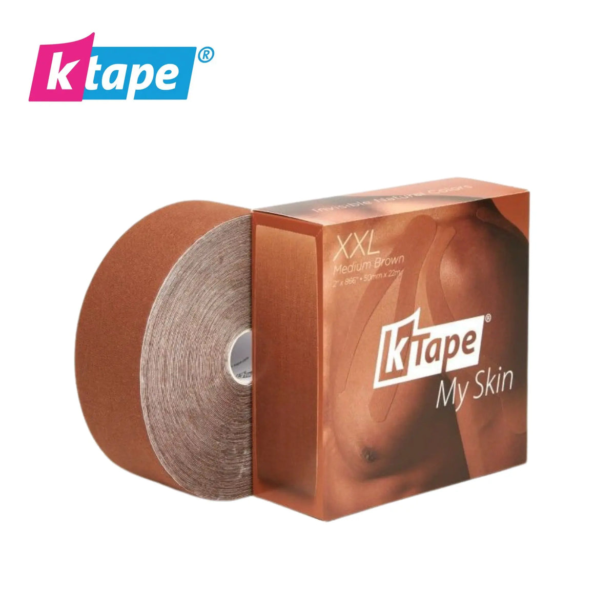 XXL elastic adhesive tape - 5cm x 22m - 5 colors - K-Tape