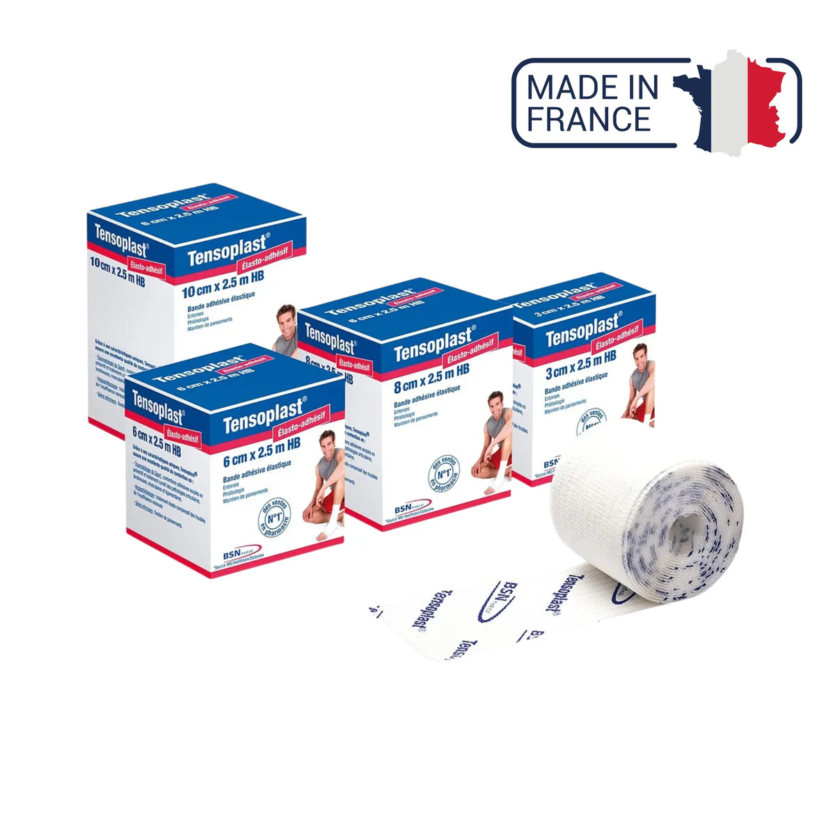 Elastic adhesive tape Tensoplast Elasto-adhesive - 4 dimensions - BSN Médical BSN Medical 