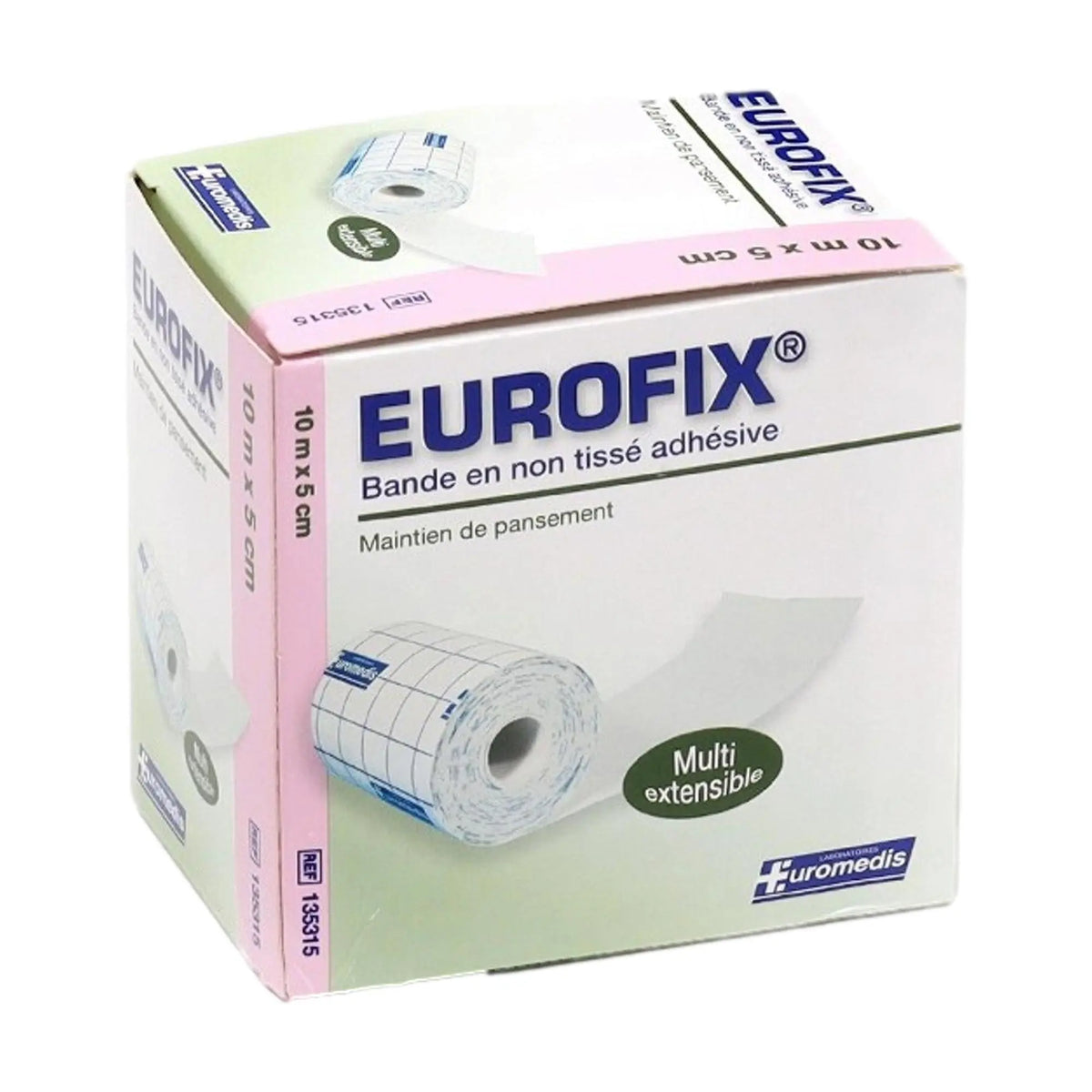 10m non-woven adhesive strip - 2 dimensions - Eurofix by Euromédis - My Podologie