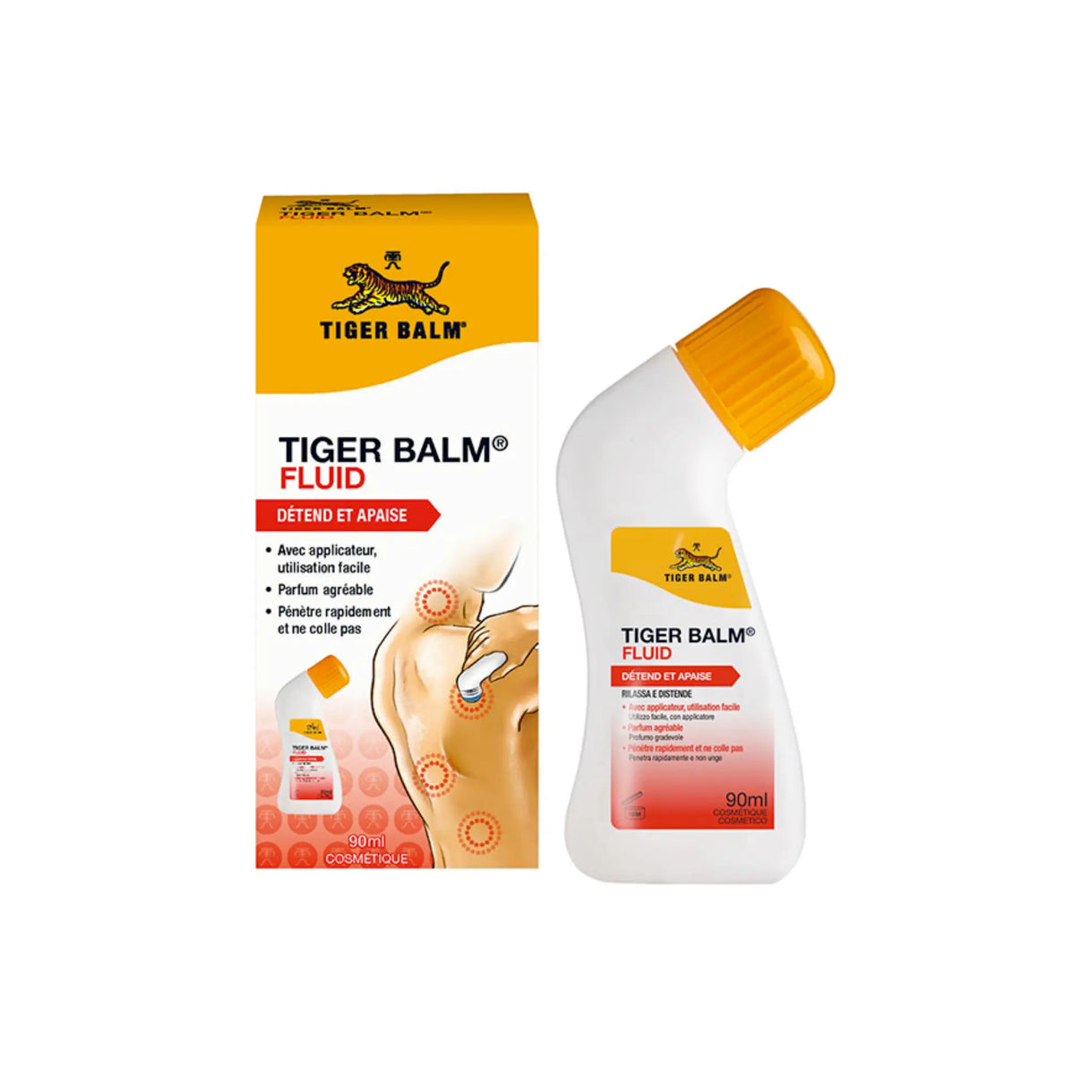 Bálsamo de tigre - Fluido de masaje para aliviar la tensión y el estrés
