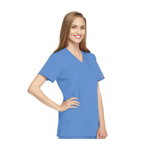 Bayonne - Medical Tunic - Wrap Effect - Short Sleeve - Women - 72 cm - Cherokee Cherokee Authentic Workwear 