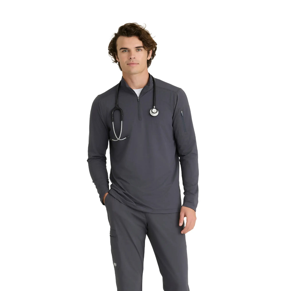 Bloom - Long-sleeved tunic - Stand-up collar - Men - Skechers Slip’ins SKECHERS SLIP-INS KNITS 