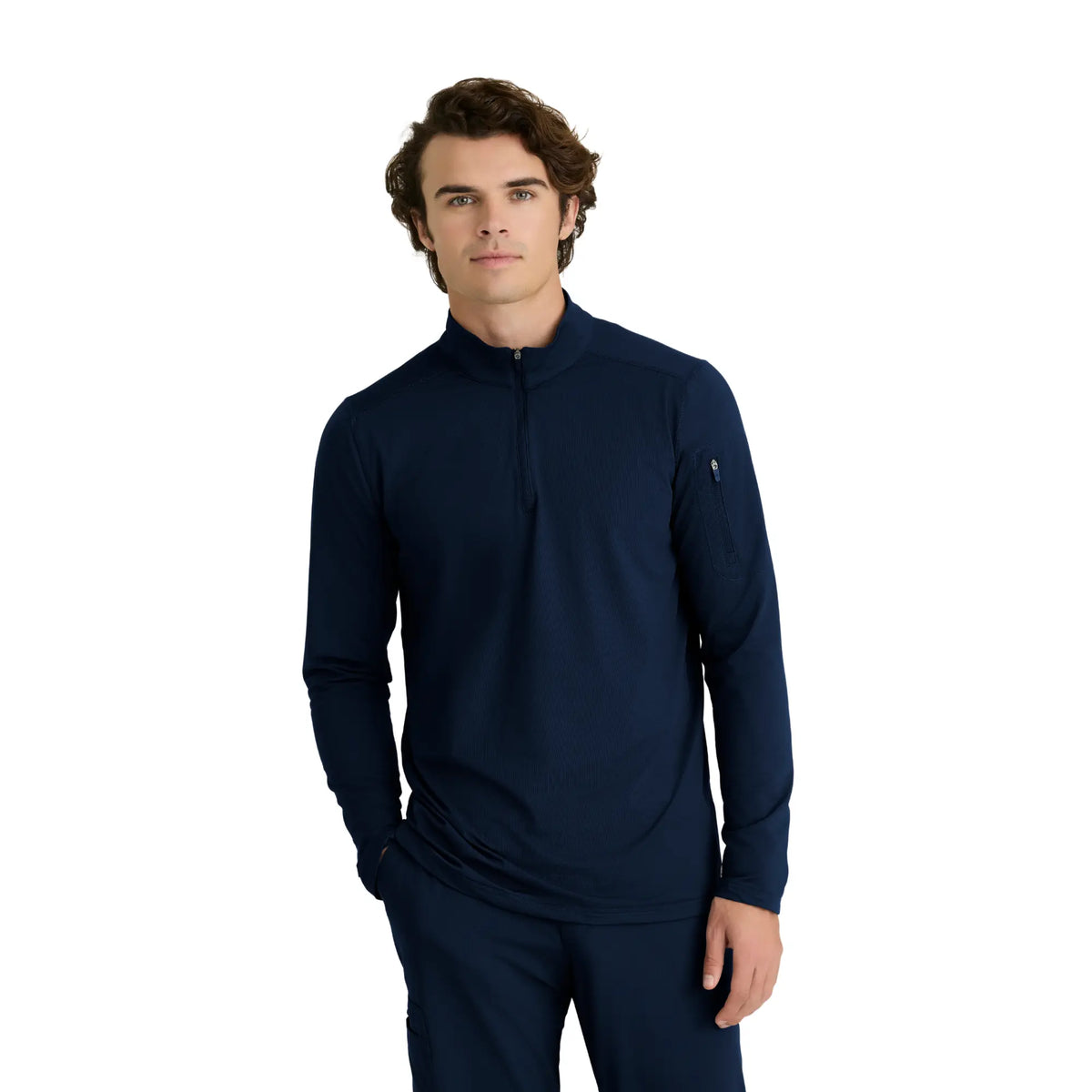 Bloom - Long-sleeved tunic - Stand-up collar - Men - Skechers Slip’ins SKECHERS SLIP-INS KNITS  Navy Blue / XL