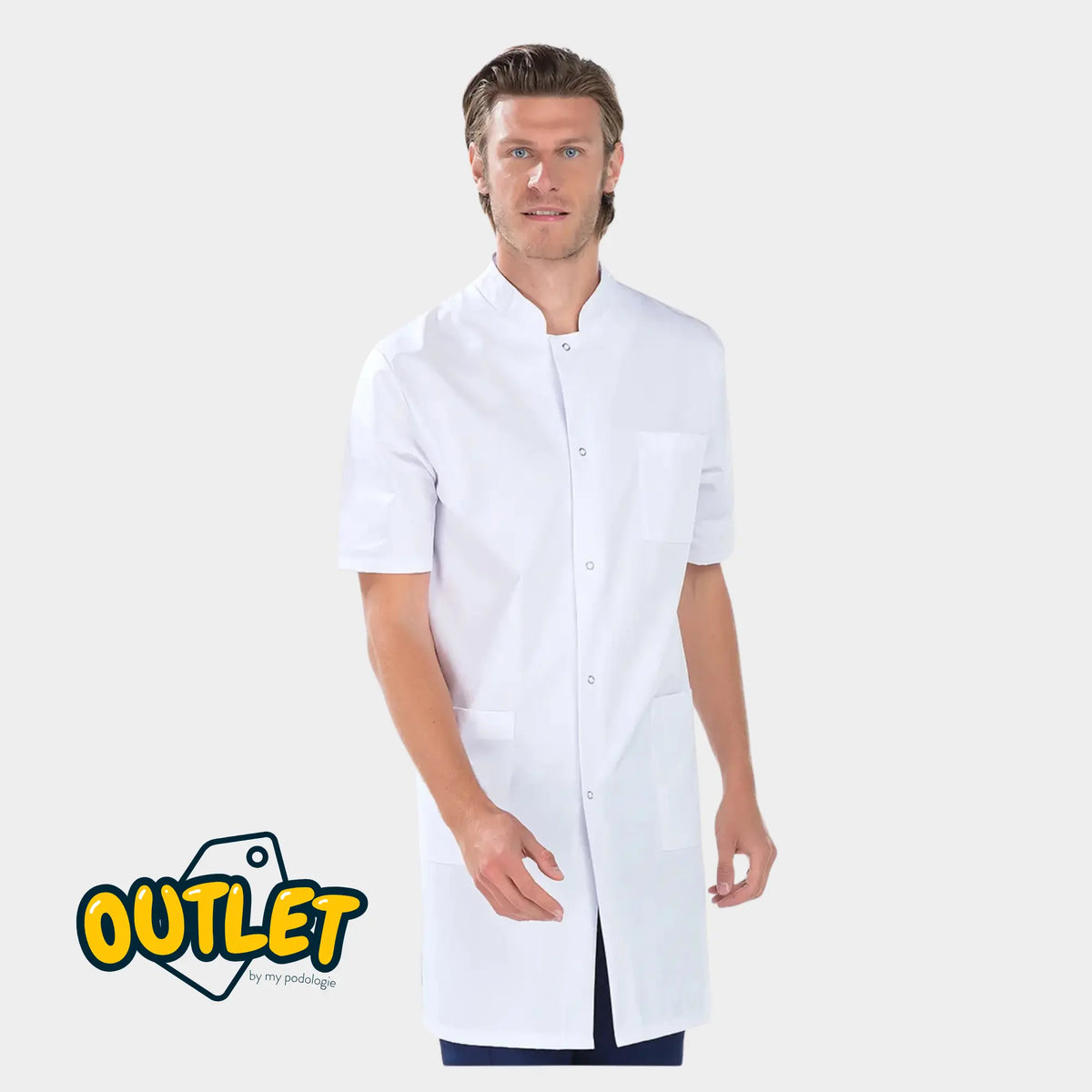 Men's blouse - Size XS - My Blouse // End of series My Podologie  Mathieu - white