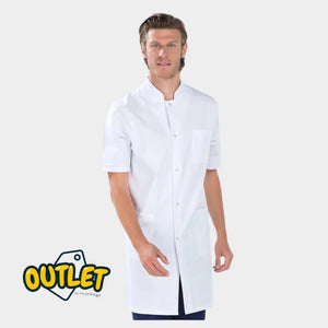 Blouse homme - Taille XS - My Blouse // Fin de série My Podologie  Mathieu - blanche