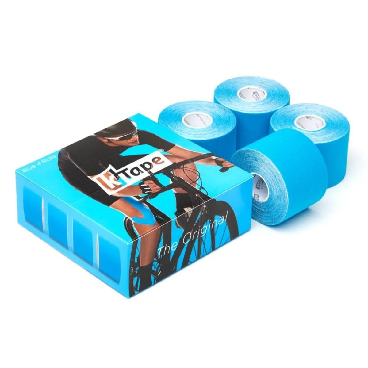 Caja de 4 rollos de cinta adhesiva elástica - 5cm x 5m - 5 colores - K-Tape