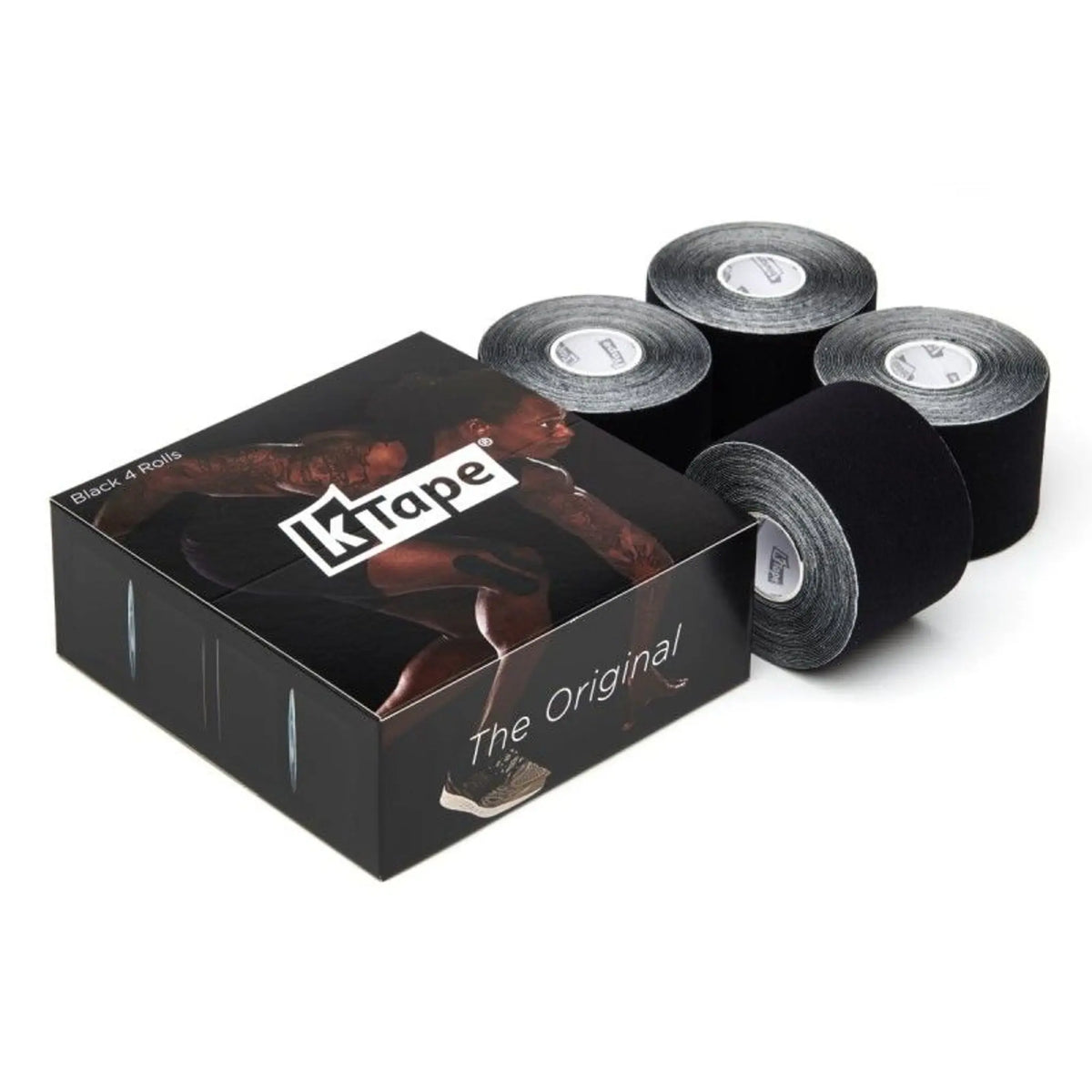 Caja de 4 rollos de cinta adhesiva elástica - 5cm x 5m - 5 colores - K-Tape