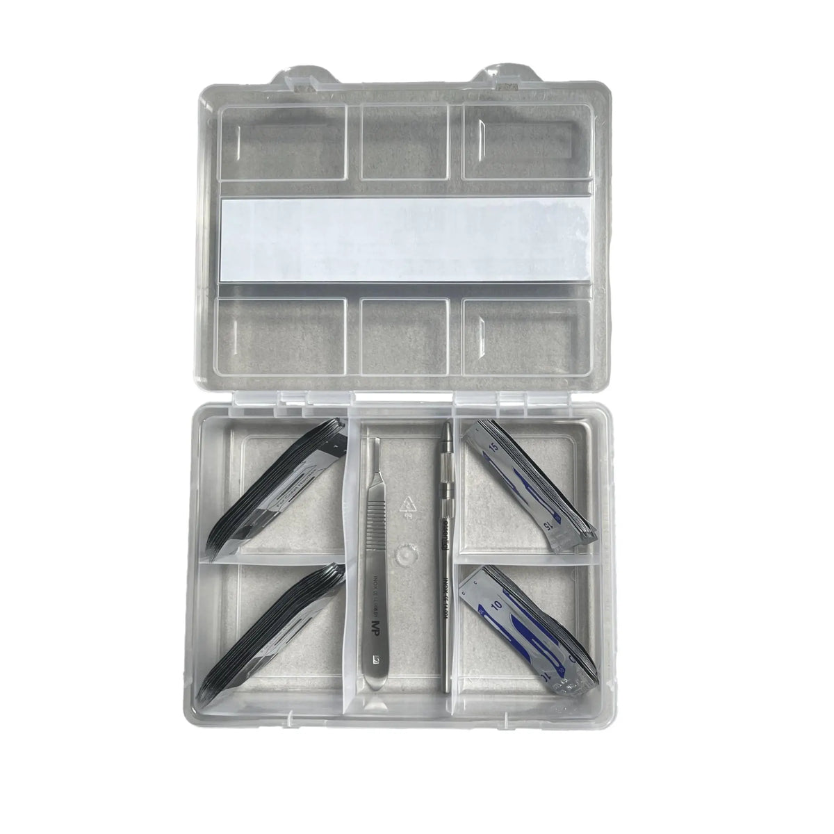 Plastic storage box for instruments - 20 x 16 cm