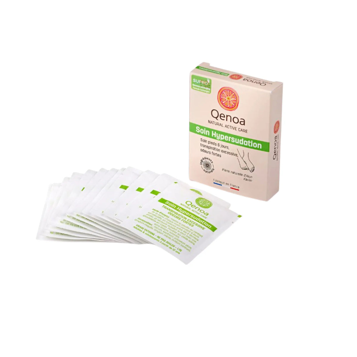 Supro foot cure box - Effectively treats excessive sweating of the feet Qenoa 