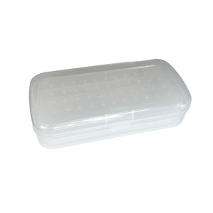 Transparent Storage Box - Strawberry - Can hold 44 strawberries My Podologie 