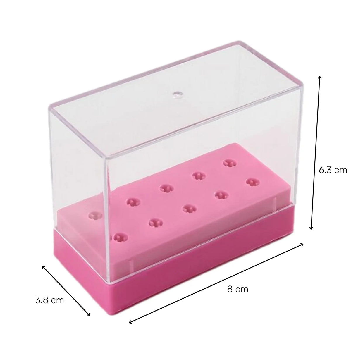 Strawberry holder storage box - 10 holes - White or Pink - My Podologie