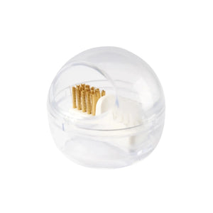 Brush for cleaning strawberries in dust ball - removable cover