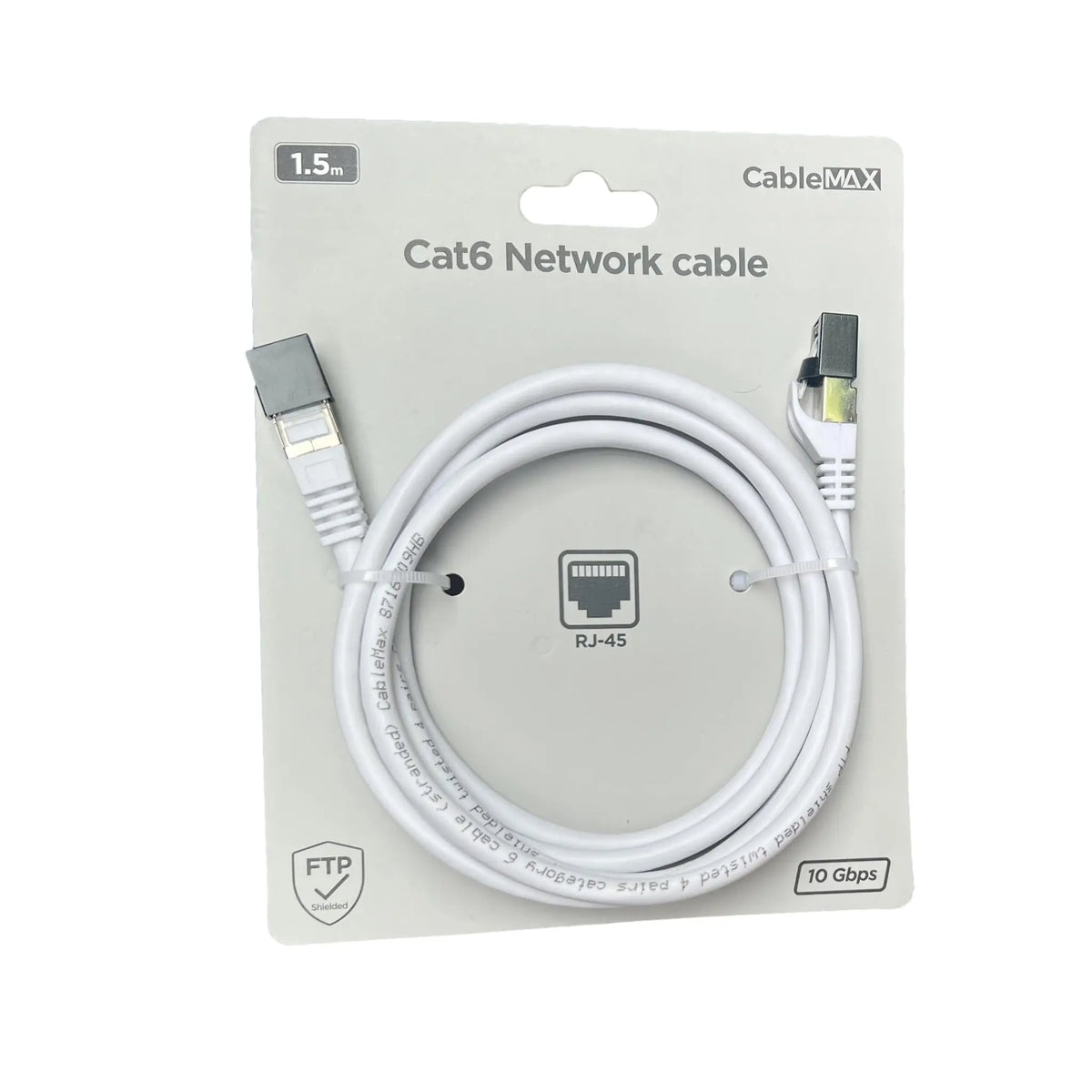 RJ-45 10 Gbps cat.6 network cable - 2 different dimensions