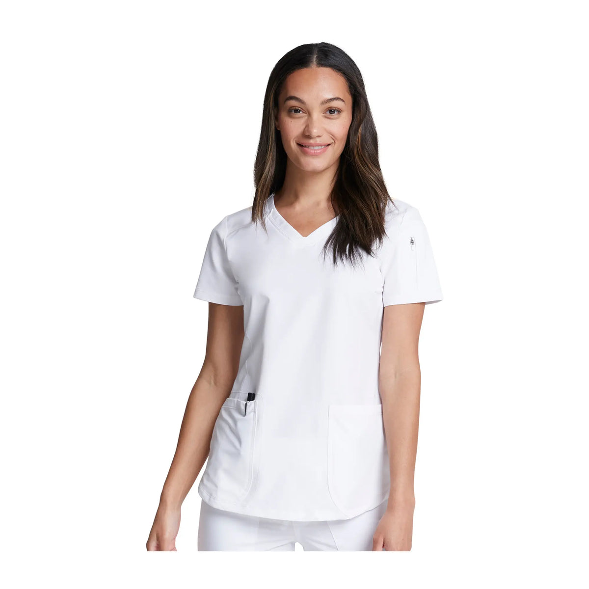 Caen - V-neck tunic - Women - Dickies Dickies  White-XXXL