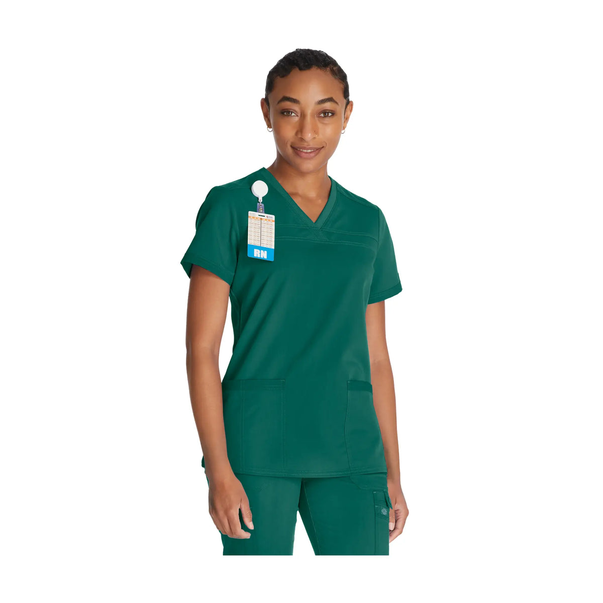 Caen - V-neck tunic - Women - Dickies Dickies  Hunter Green-XXXL
