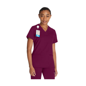 Caen - V-neck tunic - Women - Dickies Dickies  Bordeaux-XXXL