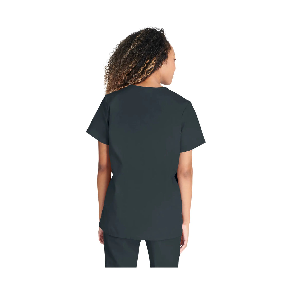 Calais - V-neck snap button tunic - Women - Cherokee Cherokee Authentic Workwear 