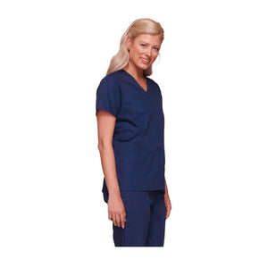 Calais - V-neck snap button tunic - Women - Cherokee Cherokee Authentic Workwear 