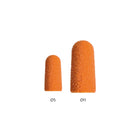 Capuchons Coniques Oranges SK-PODO X10 - Ø 5 mm ou 11 mm - Grain Fin, Moyen ou Gros - Lukas Podological