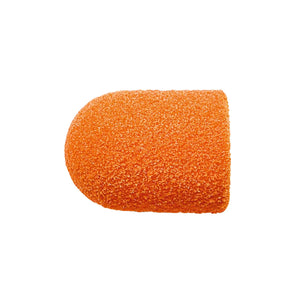 Orange Round Caps SK-PODO X10 - Ø 5mm / 16mm - Fine, Medium or Coarse Grain - Lukas Podological Lukas Podological  Medium-16