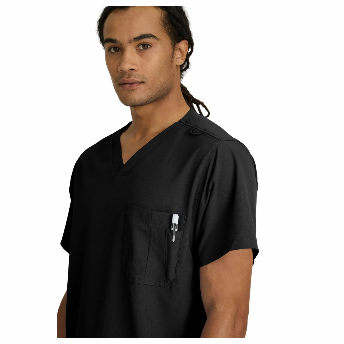 Casablanca - V-neck tunic - wide cut - Men - Skechers SKECHERS  Black / XL