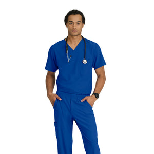 Casablanca - V-neck tunic - wide cut - Men - Skechers SKECHERS  Galaxy Blue / XL