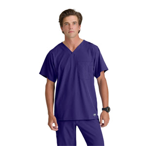 Casablanca - V-neck tunic - wide cut - Men - Skechers SKECHERS  Grape / XL