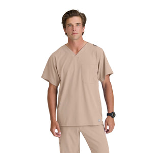 Casablanca - V-neck tunic - wide cut - Men - Skechers SKECHERS  Sand / XL