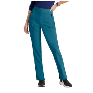 Cassiopeia - High-waisted medical pants - Women - Barco Unify BARCO Bahamas Blue / XL