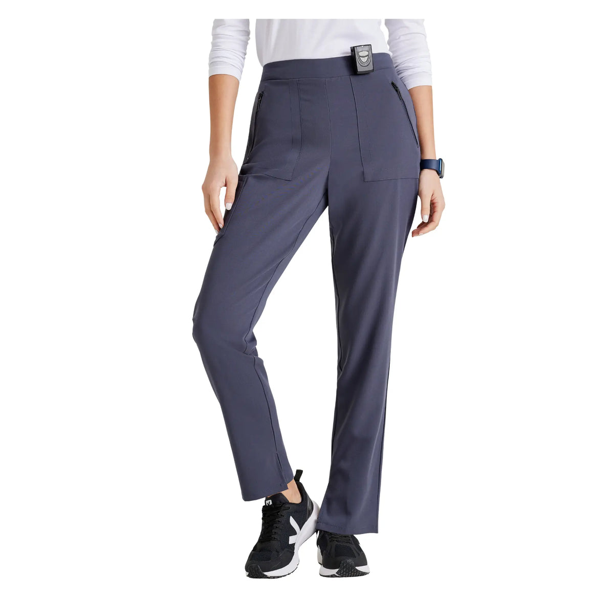 Cassiopeia - High-waisted medical pants - Women - Barco Unify BARCO  Anthracite Gray / XL