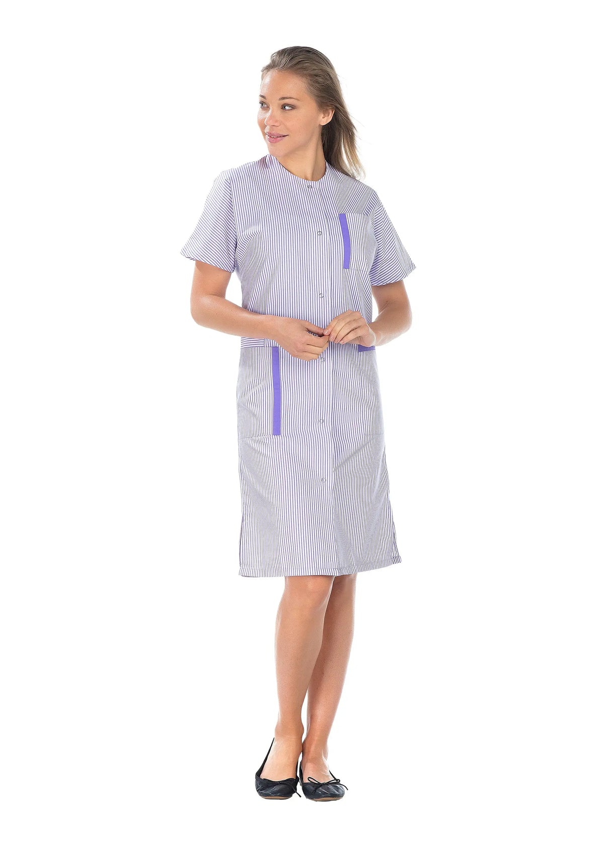 Catherine - Blouse longue - Manches courtes - Femme - 105 cm My Blouse